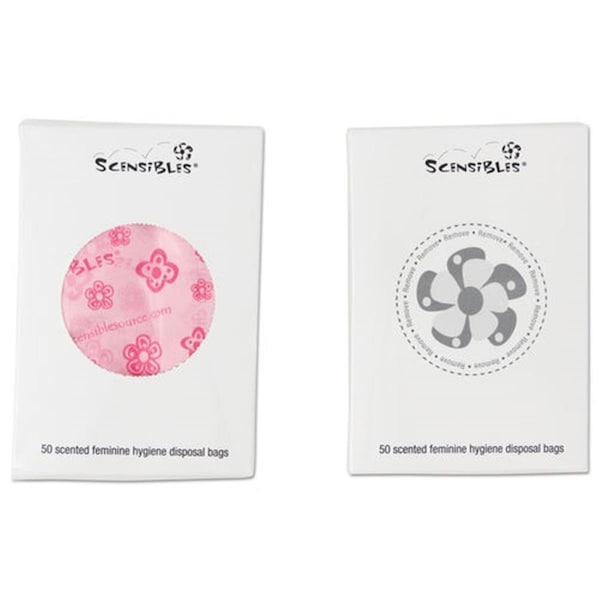 Light House Beauty HOS 3.38 x 9.75 in. Scensibles Personal Disposal Bags, Pink, 1200PK LI3745961 - main
